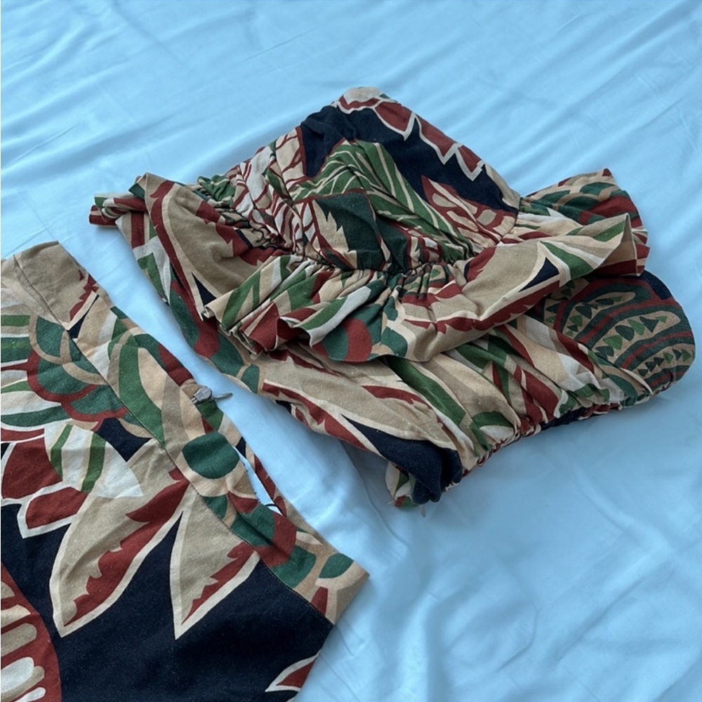 Zara two piece floral set